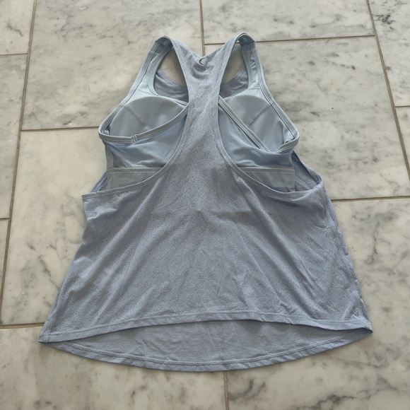 ZYIA Light Blue Women's Tank Top with built in bra. Super pretty colour - Picture 3 of 5